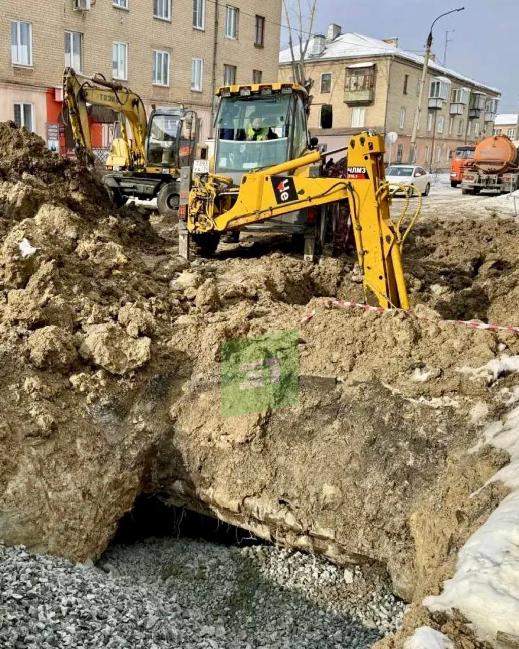 В Коркино обрушился коллектор, введен режим повышенной готовности