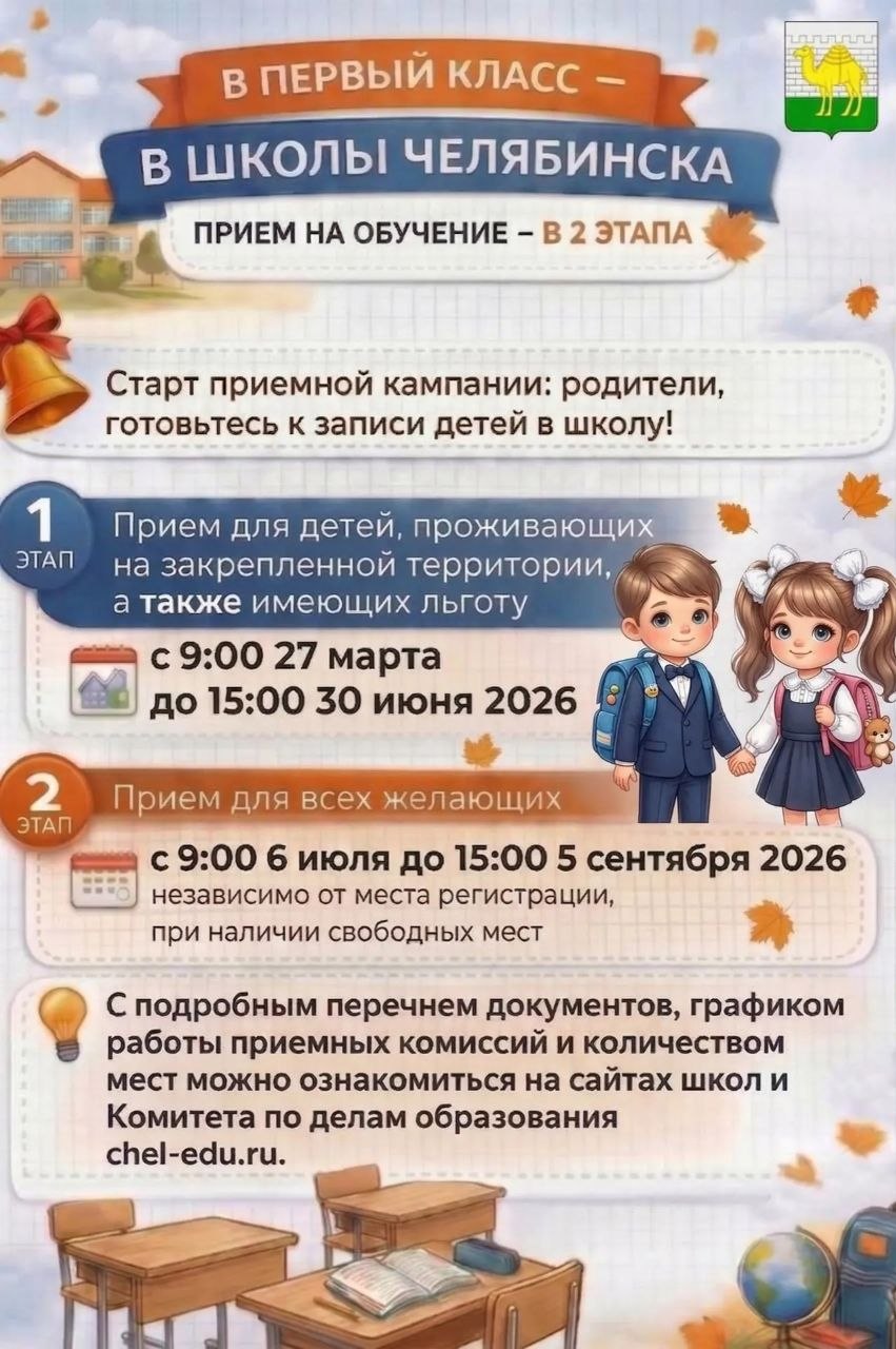 Первый класс — дело первостепенное!