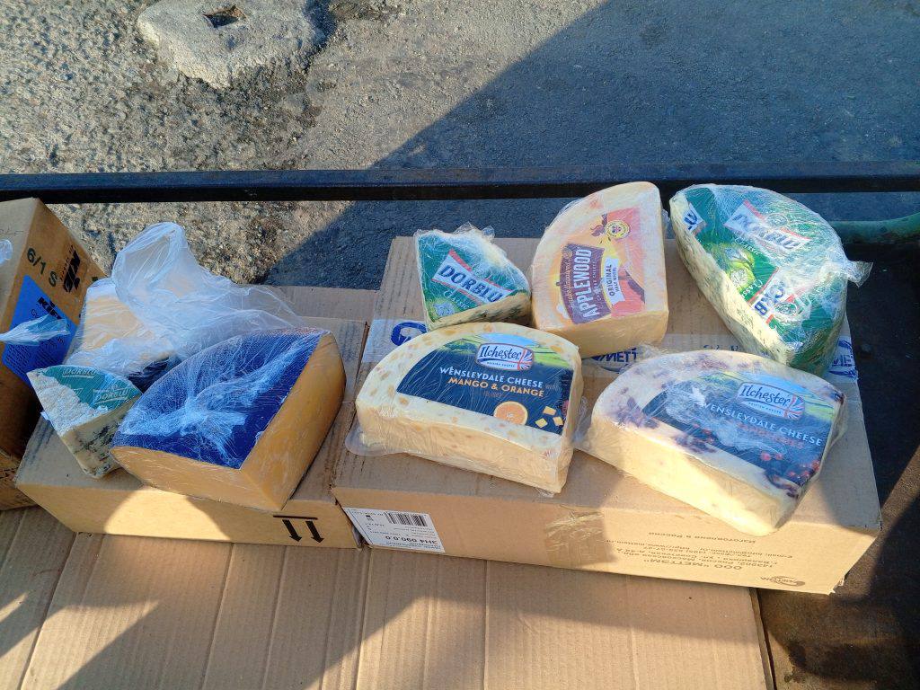 Импортный сыр отправили в топку