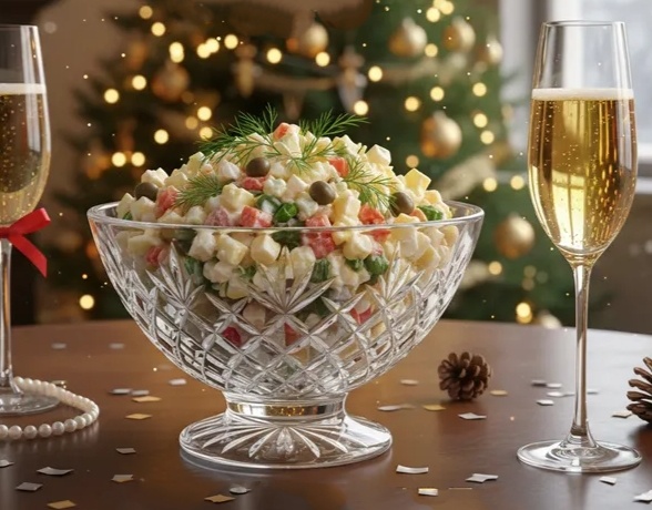 Салат «Оливье»: от извращенной роскоши к народному достоянию