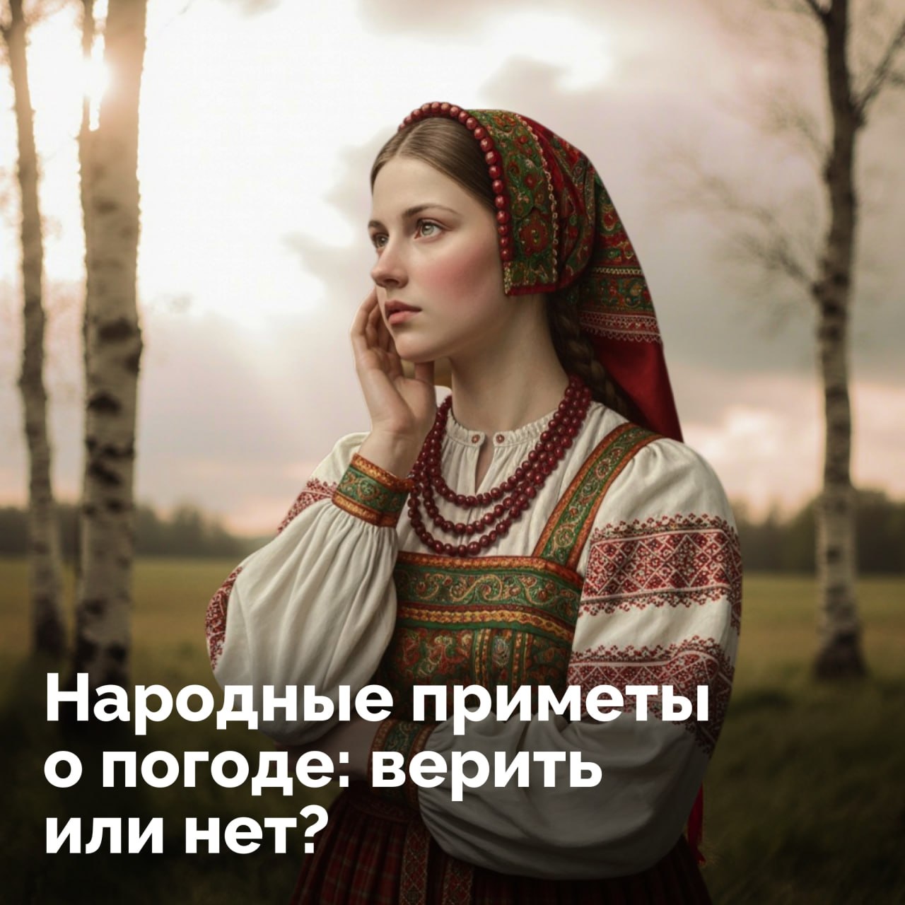 Смартфоны с прогнозом на неделю появились совсем недавно, а вот потребность знать, какой будет завтрашний день, существовала всегда