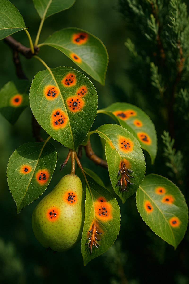 Грушевый ржавчина: как распознать и победить грибную инфекцию
