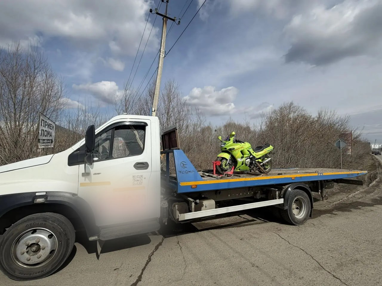 В Коркинском округе полицейские задержали мотоциклиста без прав и регистрации транспортного средства