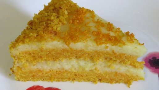 Постный морковный торт, который украсит ваш праздничный стол