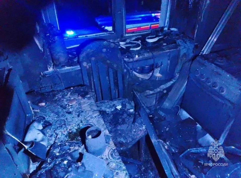 Бакале в ночь с 15 на 16 апреля произошел пожар