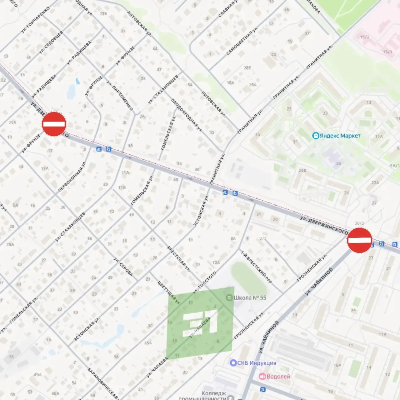 В Ленинском перекрыли движение транспорта из-за капремонта трамвайных путей