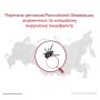 Эндемичные регионы по клещевому вирусному энцефалиту в России