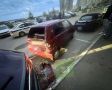 Пьяный автомобилист разбил 4 машины во дворе