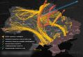 Карта массированного удара по 404 за прошедшие сутки