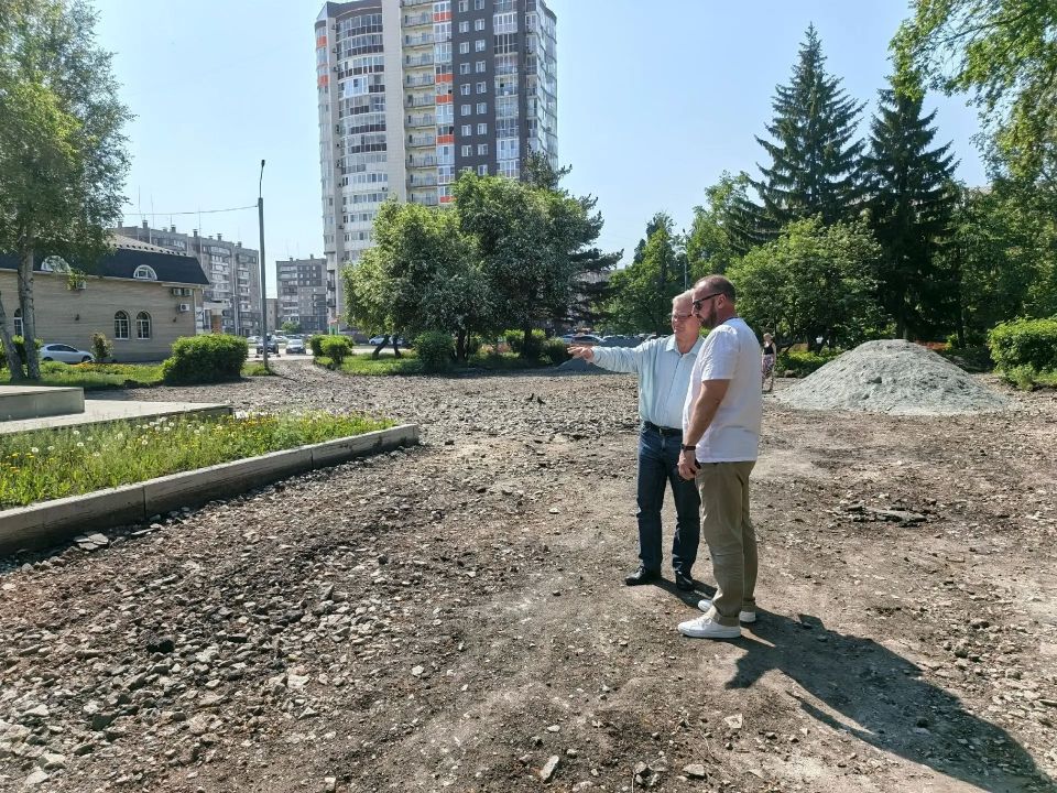 В Копейске благоустраиваются общественные территории