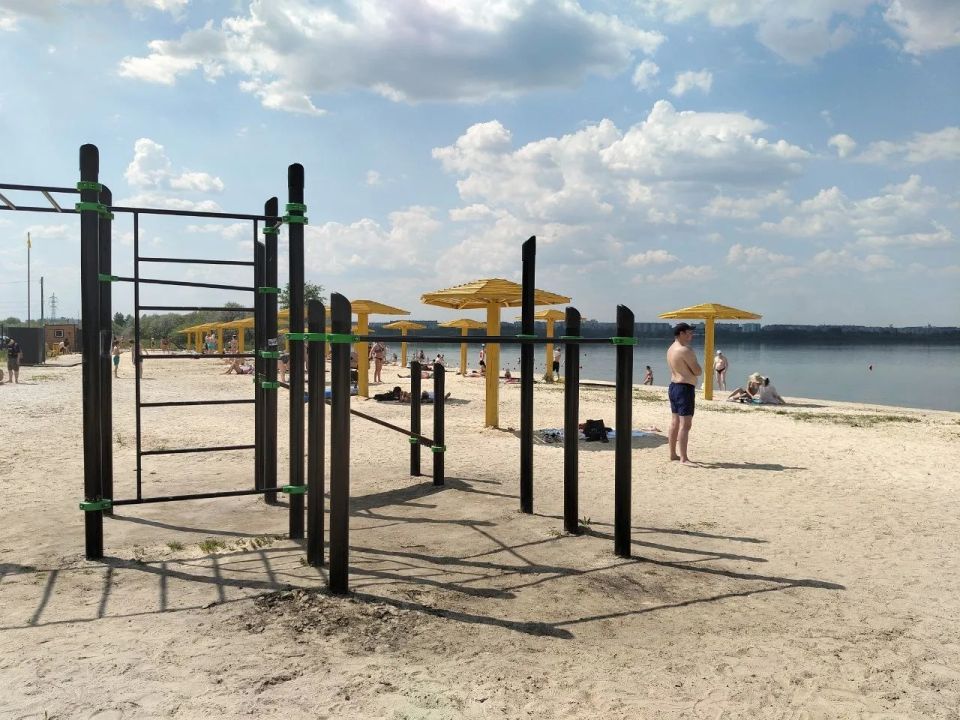 Площадь этого пляжа - 6,7 тысячи квадратов Площадь этого пляжа - 6,7 тысячи квадратов