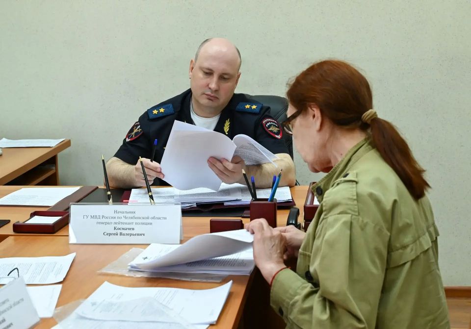 В ГУ МВД области прошел традиционный прием граждан