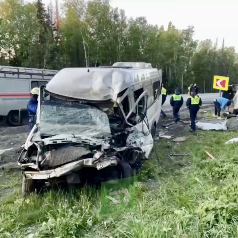 1 человек погиб, 5 ранены. ДТП произошло рано утром на М5 под Златоустом