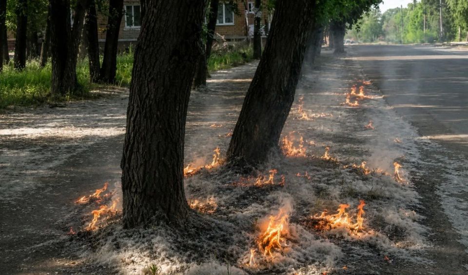 Белый и пушистый, но пожароопасный
