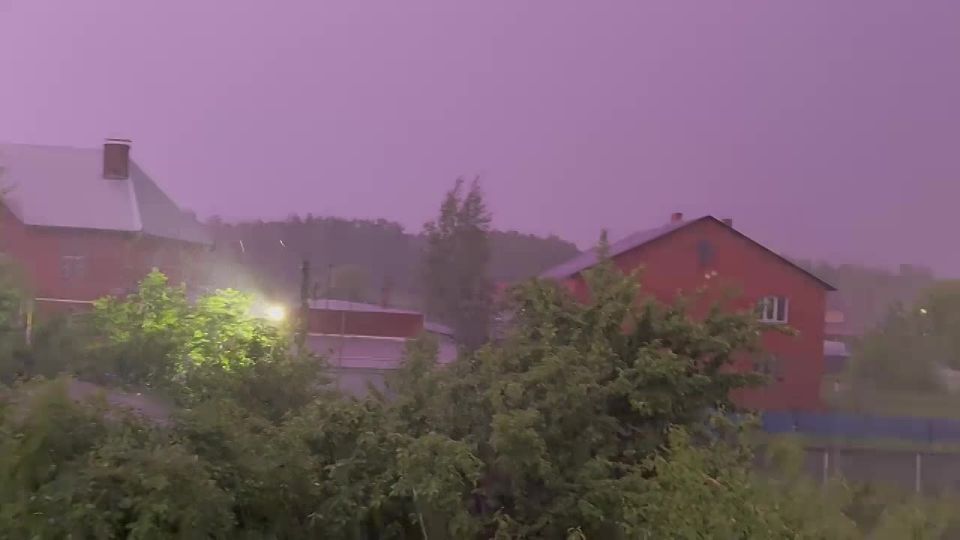 Тропический ливень обрушился на Сосновский район