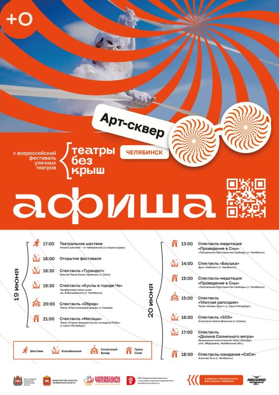 Челябинск встречает V Всероссийский фестиваль уличных театров «Театры без крыш»