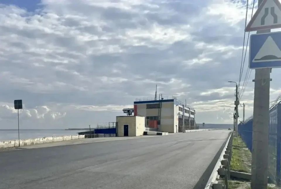 На плотине убрали лежачие полицейские