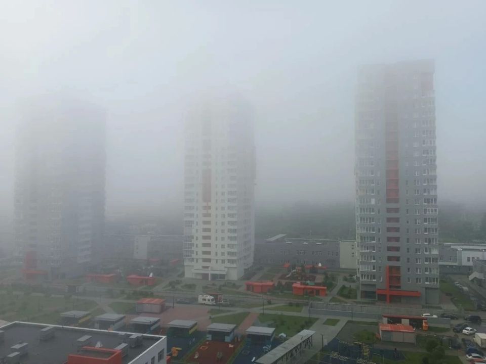 Ряд городов Челябинской области окутало туманом