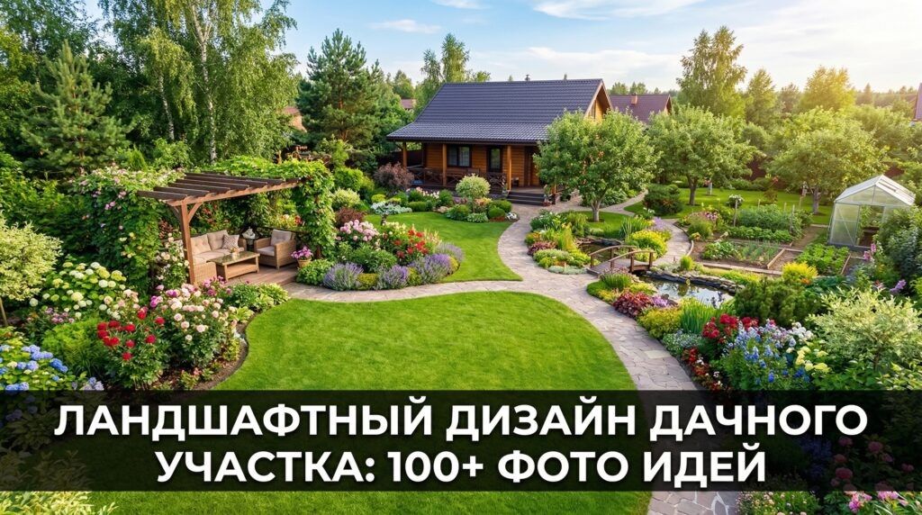 Ландшафтный дизайн дачного участка: свежие идеи для 2026 года