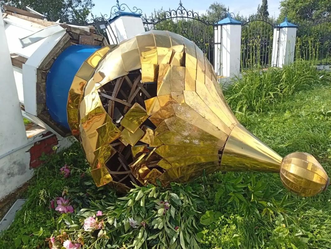 Прокуратура Кунашакского района проводит проверку по факту обрушения купола церкви в селе Большой Куяш