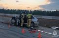 На челябинской трассе водитель влетел в бетонное ограждение и погиб