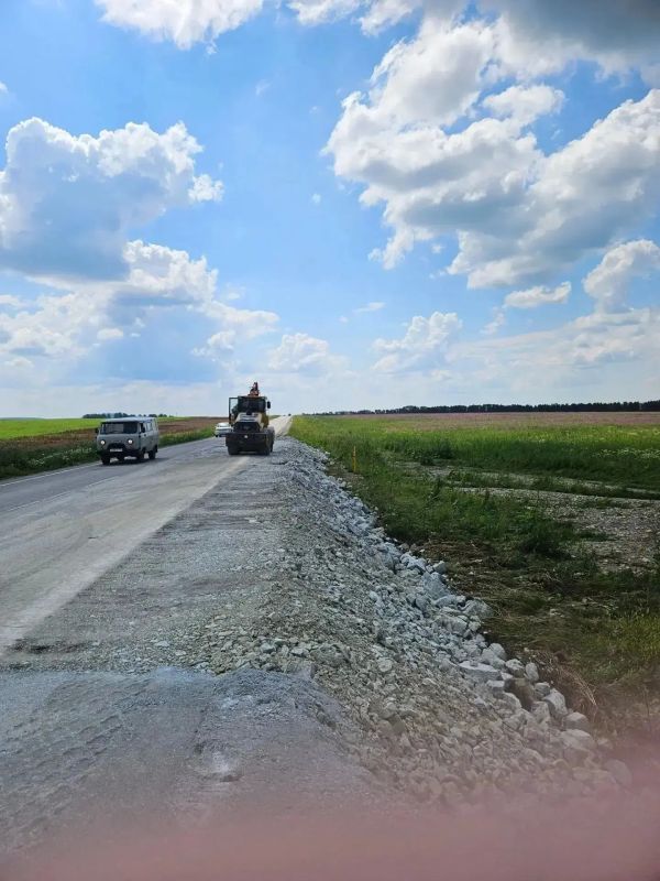 Под Миассом восстановили размытую дорогу Под Миассом восстановили размытую дорогу