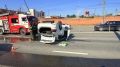 Автомобиль перевернулся и спровоцировал огромную пробку в Челябинске