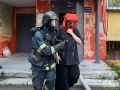 На пожаре в Челябинске спасли 8 человек