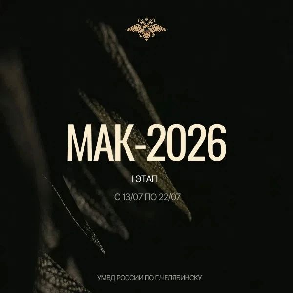 В Челябинске началась профилактическая операция «Мак–2026»