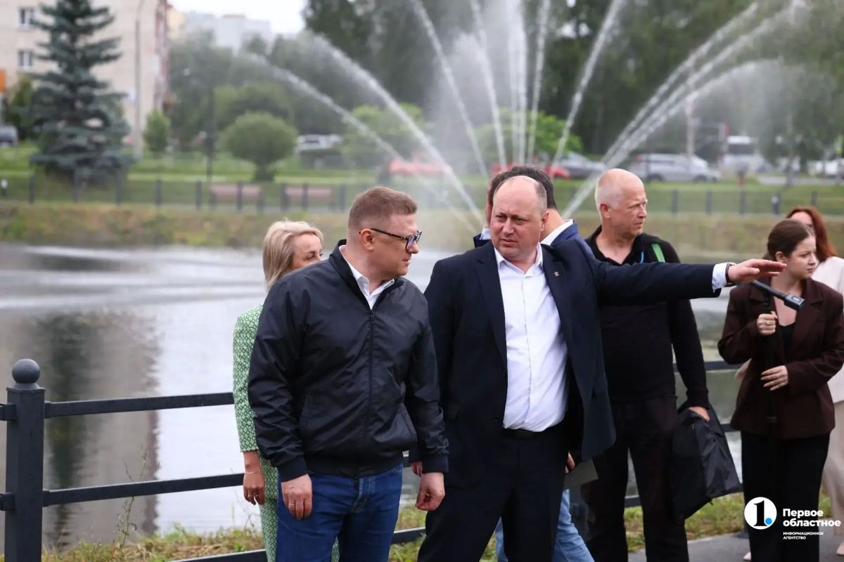 Губернатор оценил благоустройство по проекту «Энергия воды» в Озерске Губернатор оценил благоустройство по проекту «Энергия воды» в Озерске