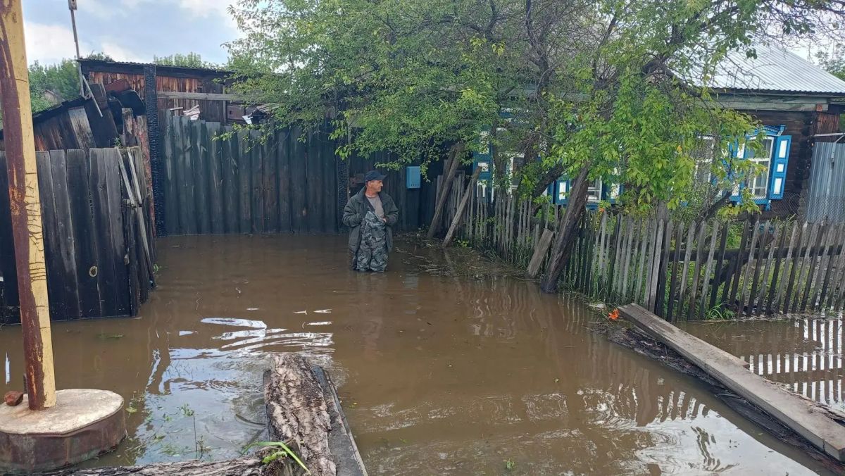 Поселок Есаульский затопило после вчерашнего ливня