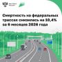 Смертность на федеральных трассах снизилась на 10,4% за первое полугодие 2026 года