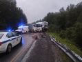 ДТП с большегрузом на три часа парализовало движение на челябинской трассе М-5
