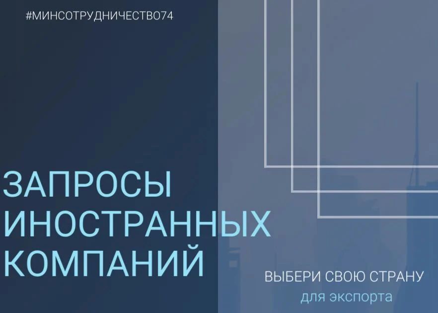 Большие возможности для южноуральских экспортёров!