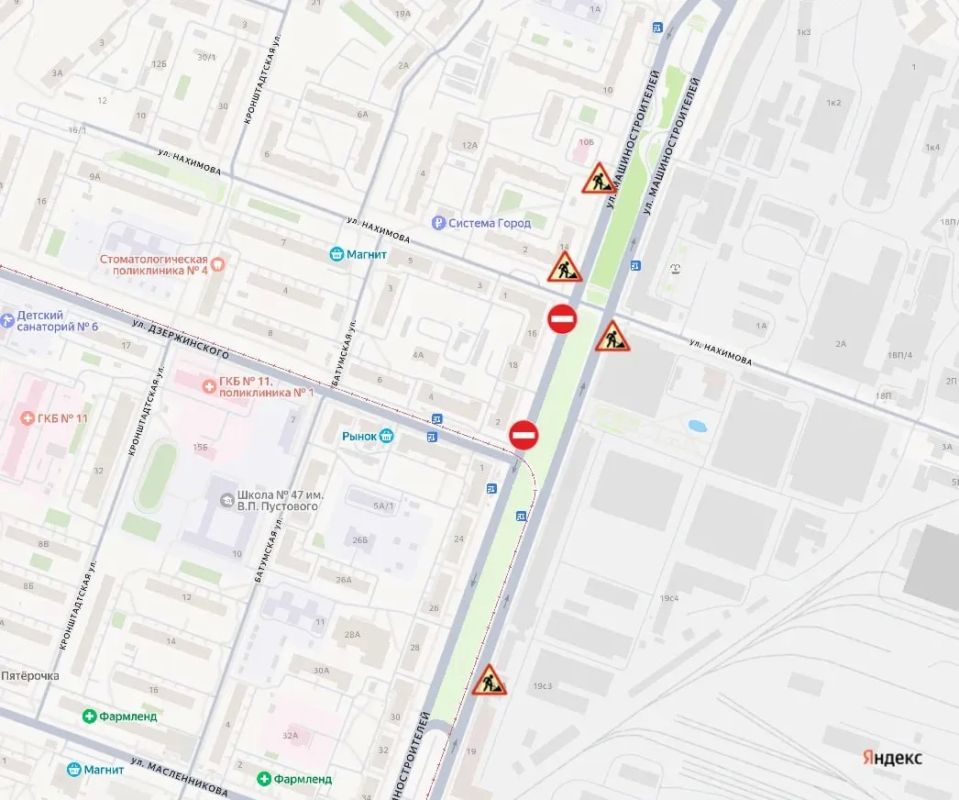 Дорогу в Ленинском районе Челябинска закроют для транспорта до конца августа