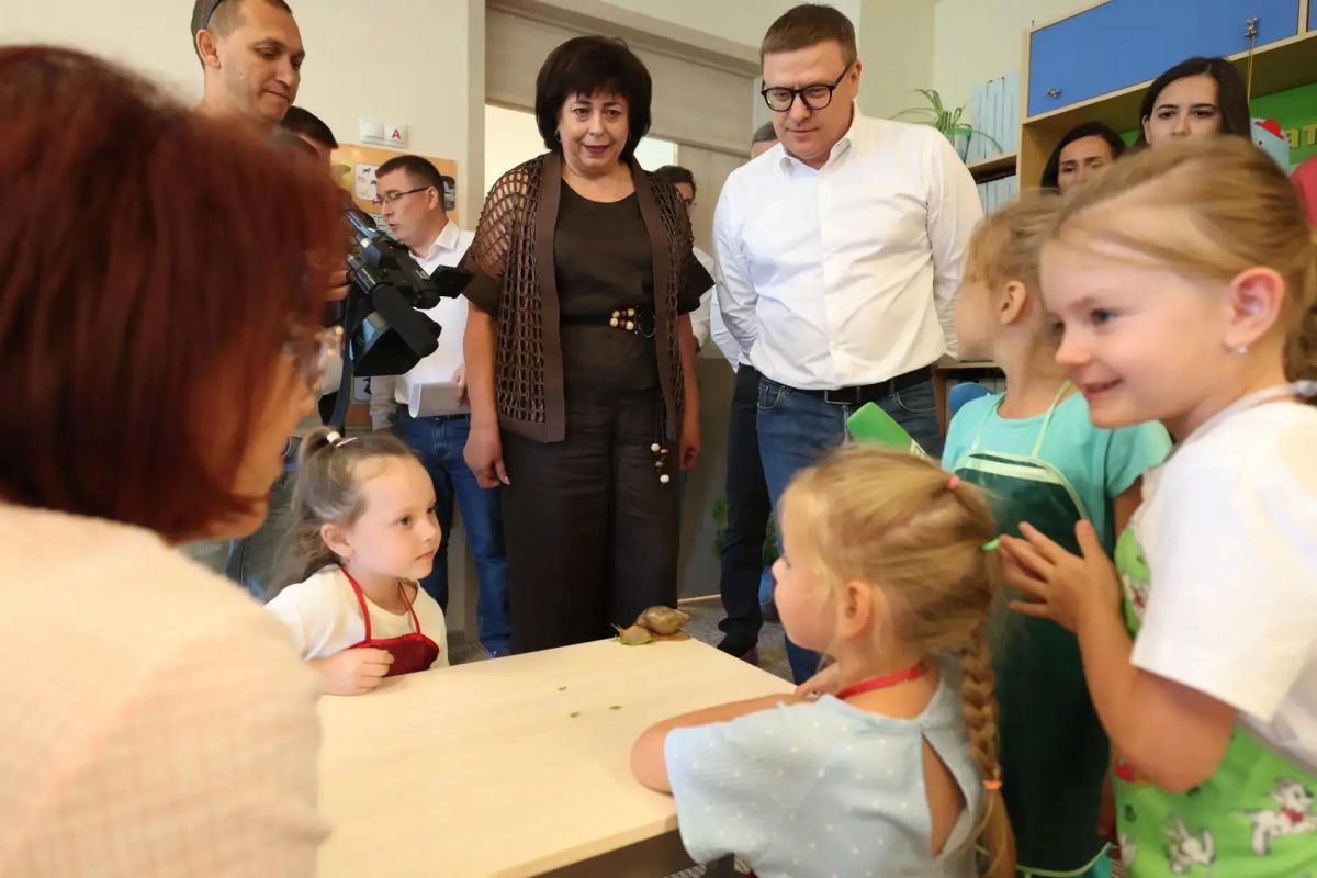 Алексей Текслер осмотрел новый детский сад в Копейске Алексей Текслер осмотрел новый детский сад в Копейске