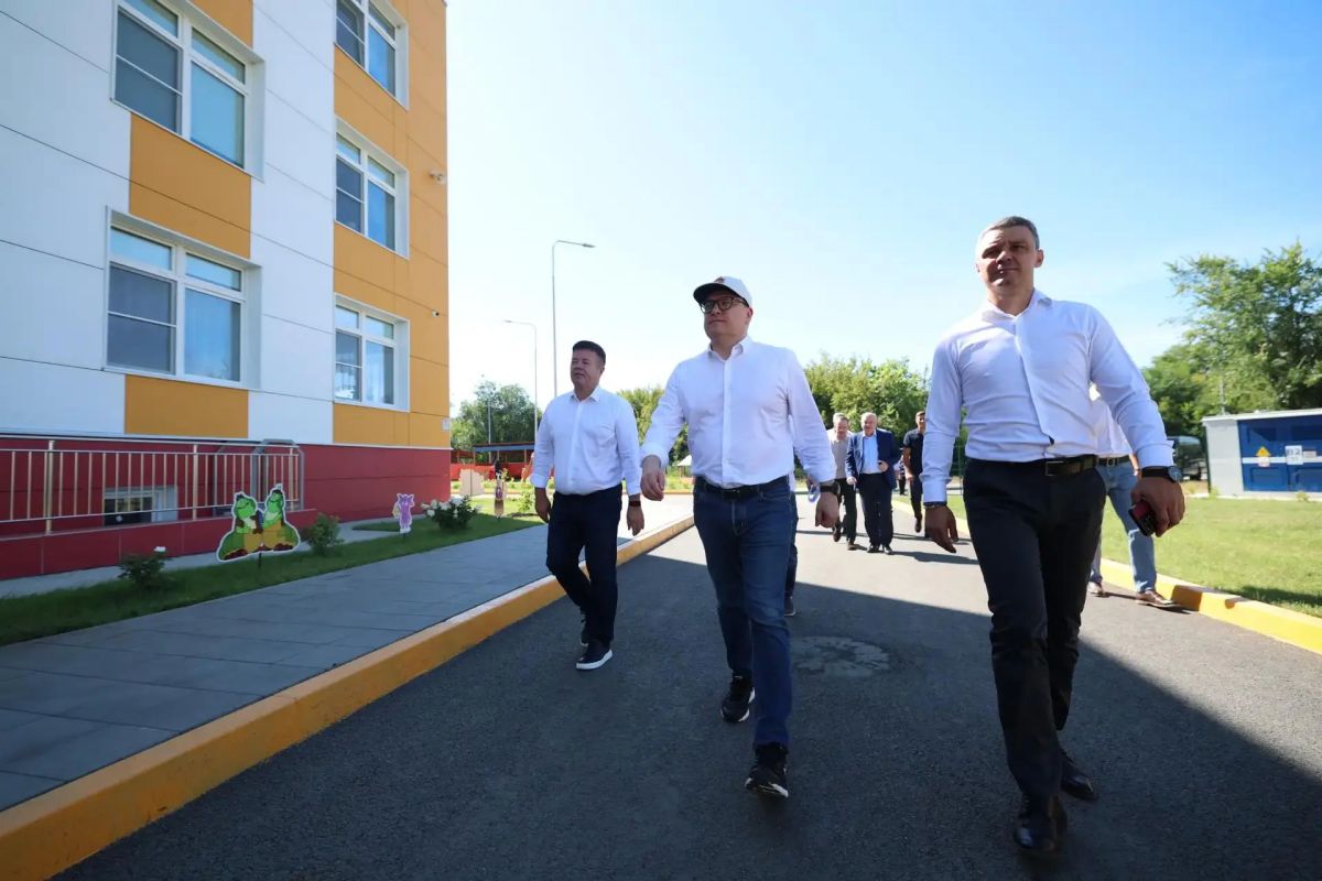 Алексей Текслер осмотрел новый детский сад в Копейске Алексей Текслер осмотрел новый детский сад в Копейске