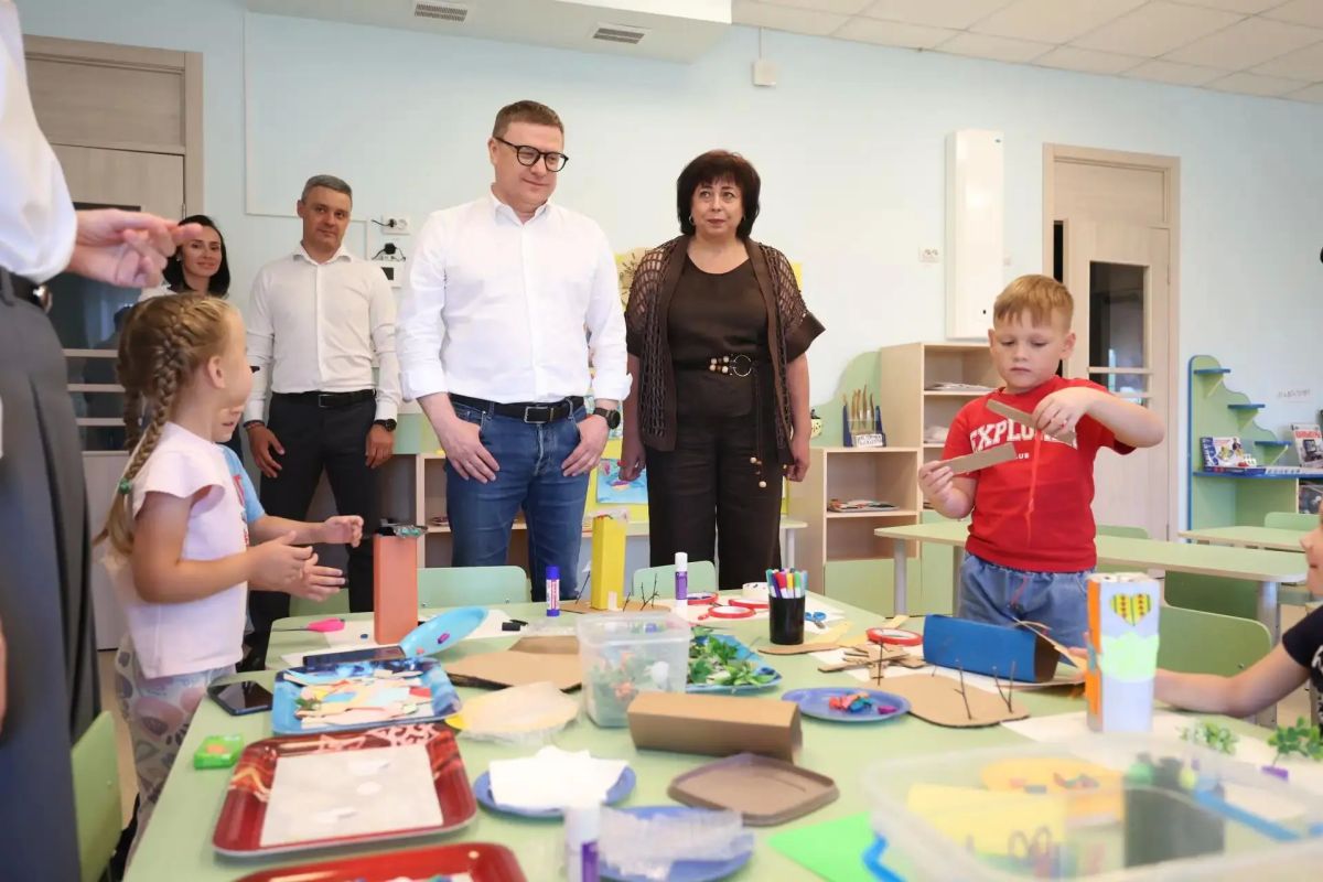 Алексей Текслер осмотрел новый детский сад в Копейске Алексей Текслер осмотрел новый детский сад в Копейске