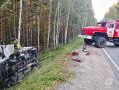 Сотрудники МЧС России спасли водителя после ДТП