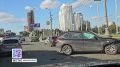 Огромная пробка скопилась из-за массового ДТП в центре Челябинска