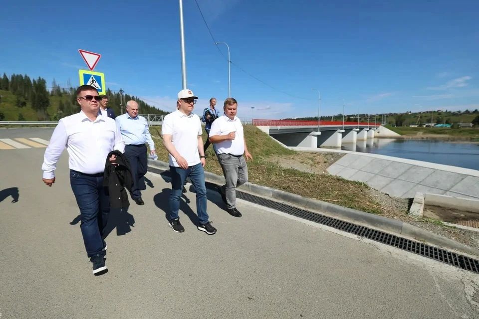 Новый мост в Нязепетровске введен в эксплуатацию на два месяца раньше срока