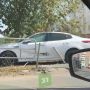 Машину отбросило на ограждение после ДТП