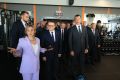Для делегации во главе с министром спорта Михаилом Дегтяревым и губернатором Алексеем Текслером провели экскурсию по спортивному объекту, рассказав о возможностях арены
