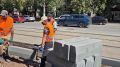 На проспекте Карла Маркса обустраивают современные трамвайные остановки