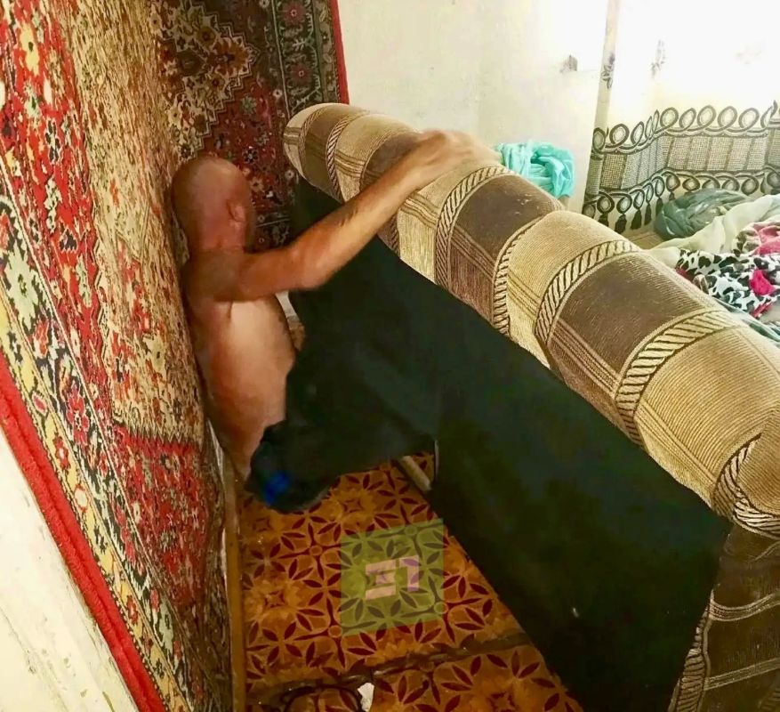 Находчивый, но невеселый. Алиментщик спрятался от приставов… в диване Находчивый, но невеселый. Алиментщик спрятался от приставов… в диване