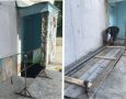 Стена подъезда обрушилась у многоэтажки в Челябинске