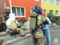 В Симе огнеборцы отработали действия по спасению людей на пожаре