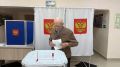 На УИК в пос. Солнечный пришел 100-летний южноуралец