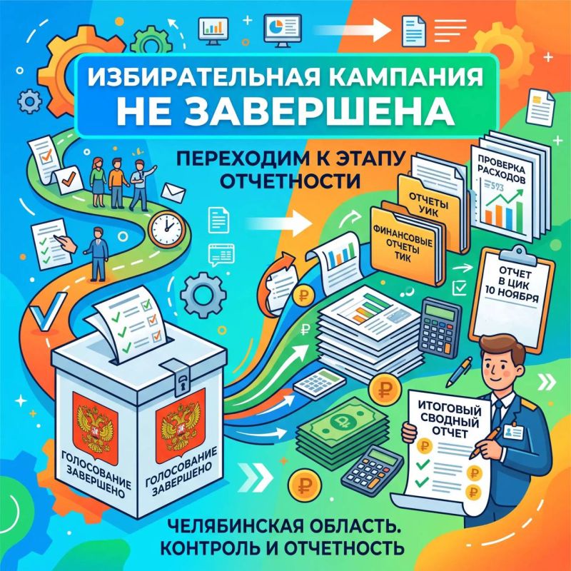 ИЗБИРАТЕЛЬНАЯ КАМПАНИЯ ПЕРЕХОДИТ В РЕЖИМ ФИНАНСОВОЙ ОТЧЕТНОСТИ