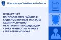 Прокуратура Нагайбакского района провела проверку исполнения законодательства в сфере обращения с отходами производства и потребления